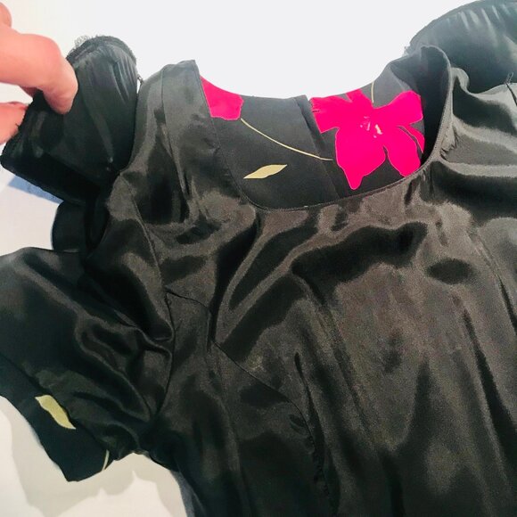 NWT Maggy London 100% Silk Sheath Dress – Size 10 - Picture 7 of 9